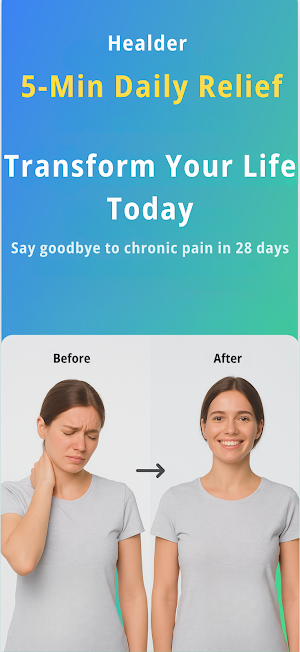 Healder: 5-Min Pain Relief Screenshot 0