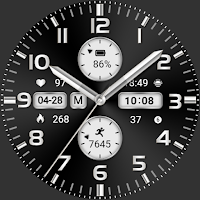 ZKin Watch Silver Big Numbers