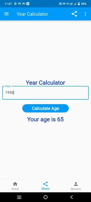 Year Calculator Screenshot 3