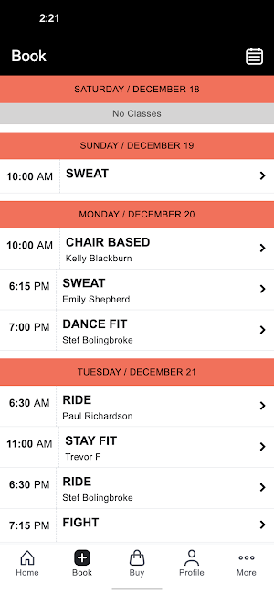 Live Fit Gym Screenshot 1