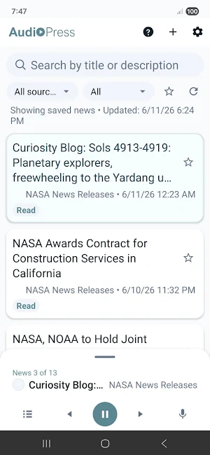 Audio Press - audio news Screenshot 0