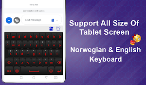 Norwegian Language Keyboard Screenshot 3