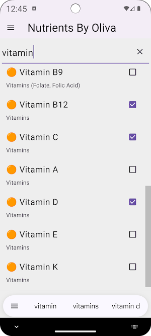 Nutrients By OLIVA Screenshot 3