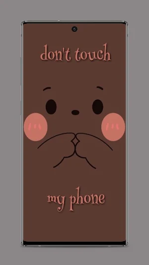Don’t touch my phone Wallpaper Screenshot 3