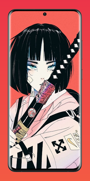 Aesthetic Anime Girl Wallpaper Screenshot 1