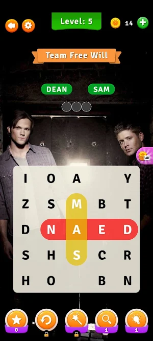 Supernatural Word Search Screenshot 2