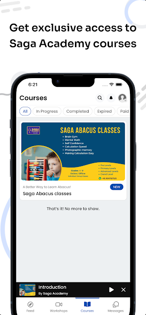 Saga Academy-The learning App Screenshot 2