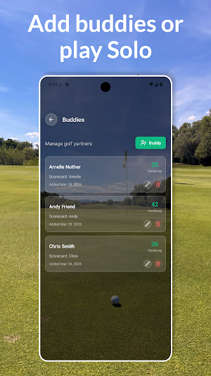 GolfKeeper:  Golf Scorecard Screenshot 1