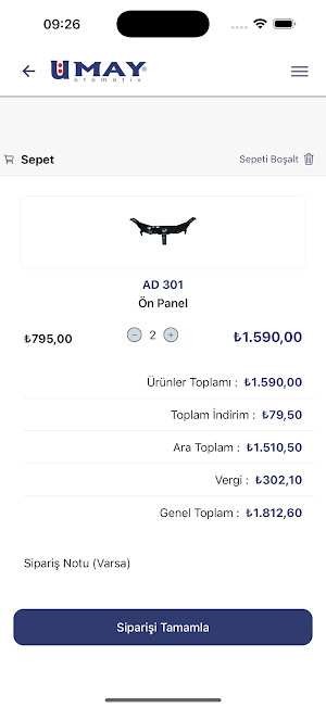 Umay Otomotiv Screenshot 2