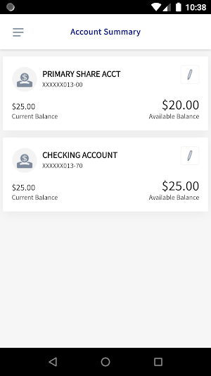 Heartland Area FCU Mobile Banking Screenshot 2