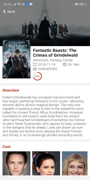 MovieDB Screenshot 1