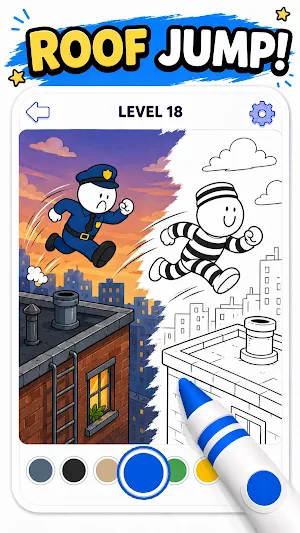 Draw Trace: Prison Escape Screenshot 3