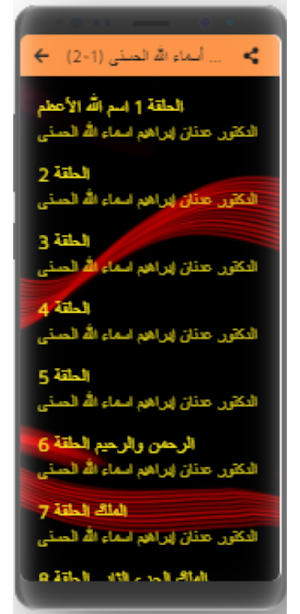 عدنان ابراهيم- اسماء الله الحسنى(1-2)- بدون نت Screenshot 3