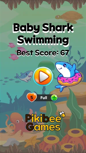 Baby Shark Swimming Screenshot 0