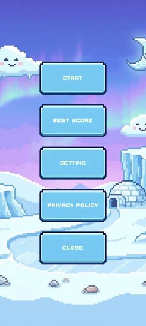 Arctic Dash Pixel Penguin Screenshot 0