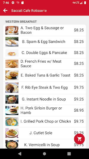 Baccali Cafe Rotisserie Screenshot 2