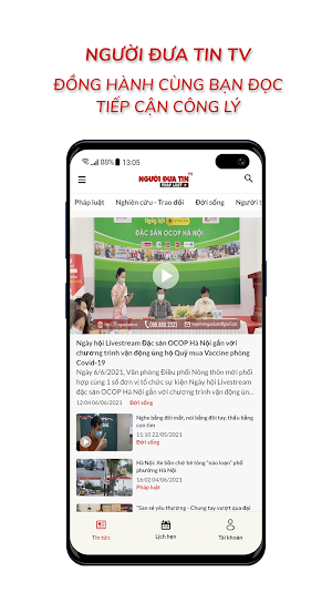 Người đưa tin TV Screenshot 0