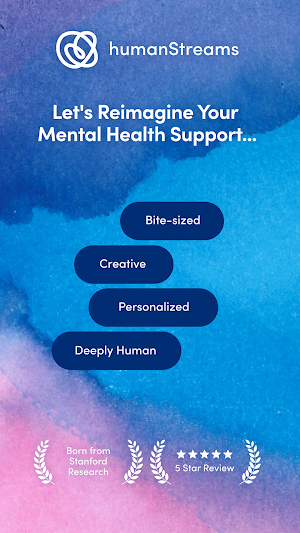 humanStreams: Mental Health Screenshot 0
