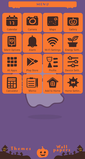 Halloween Teddy Theme +HOME Screenshot 1