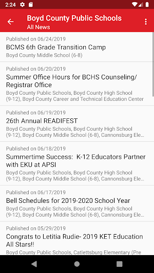 Boyd County Public Schools Screenshot 0