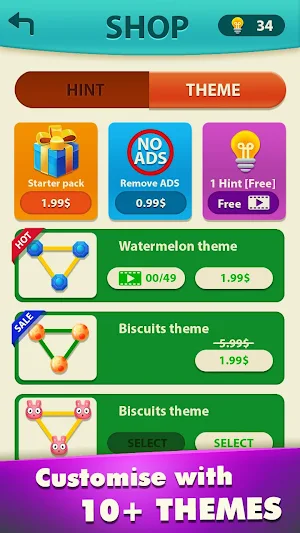 1 Line - Draw 1 Stroke By One Touch - Shape Games Screenshot 3