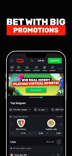 N1 Bet: Sports Betting Nigeria Screenshot 1