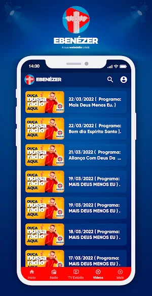 Web Rádio Ebenézer Screenshot 3