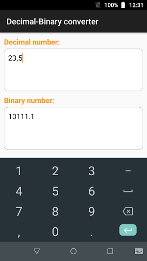 Binary Calculator Screenshot 2