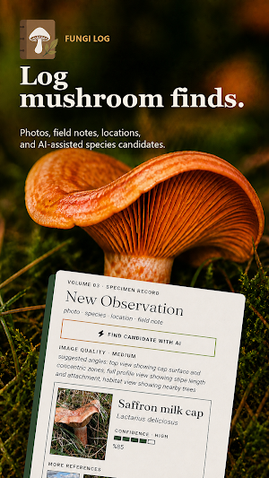 FungiLog: Mushroom Map & ID Screenshot 0