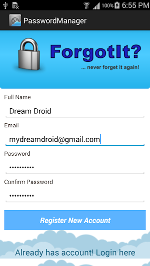 Password Manager Screenshot 0