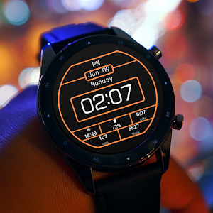 Key WF81 Digital Watch Face Screenshot 1