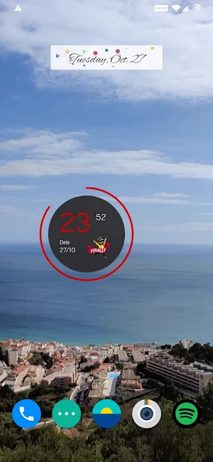 Circle Clock Screenshot 2