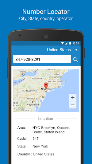 Caller ID & Number Locator Screenshot 0