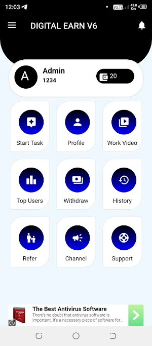 Digital Earn v6 Screenshot 0