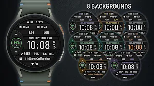 VF01 Digital Watch Face Screenshot 1