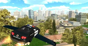 Flying Police Car Simulator Screenshot 1