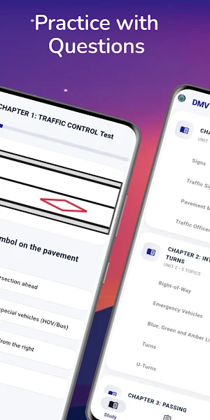 NY DMV Permit Practice Test Screenshot 1