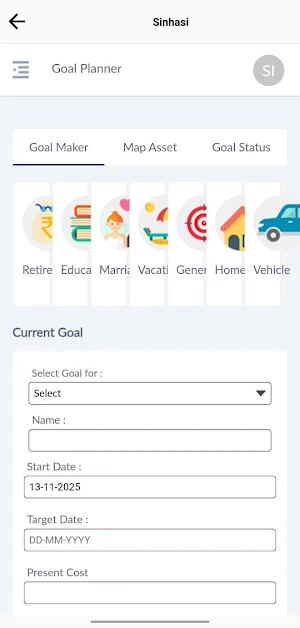 Sinhasi Wealth Screenshot 3