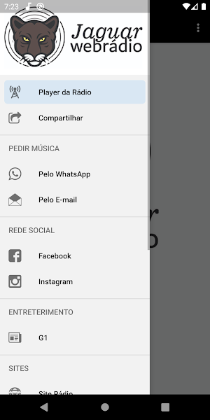 Jaguar Web Rádio Screenshot 1