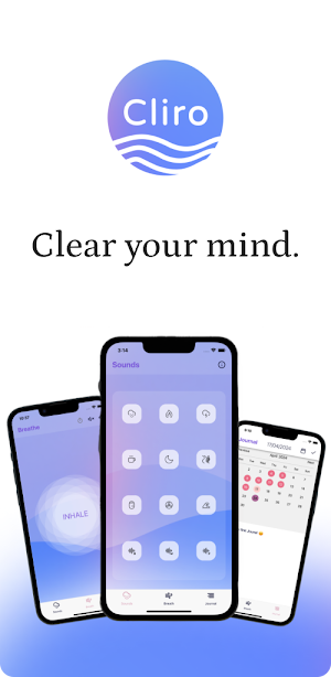 Cliro: Calm Sounds & Breathing Screenshot 0
