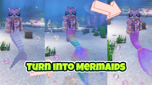 Mermaid Tail Mod for Minecraft Screenshot 2