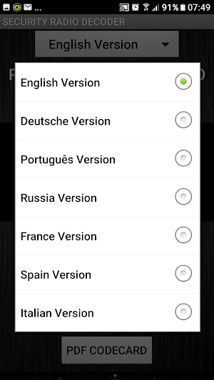 Fits Renault Radio Code Decoder Screenshot 2