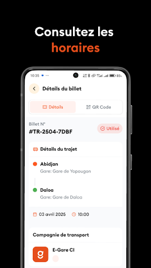E-Gare CI - Voyage & Résidence Screenshot 1
