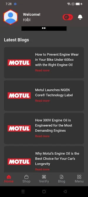 Motul Bangladesh Screenshot 1