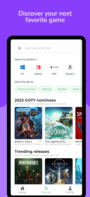 GameLib Screenshot 1