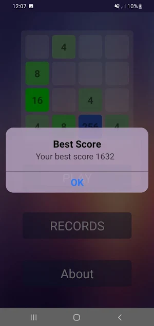 2048 Game Screenshot 2