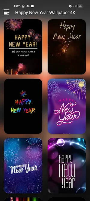 Happy New Year Wallpaper 4K Screenshot 1