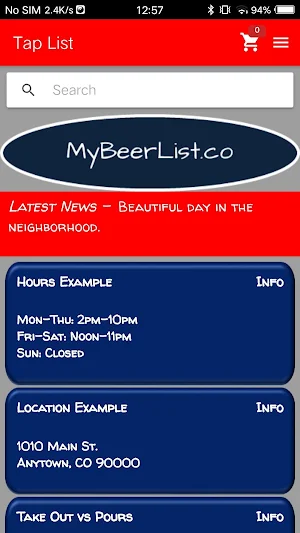 My Beer List Screenshot 0