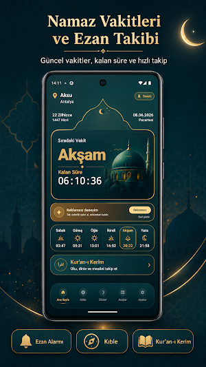 Prayer Times: Qibla & Azan Screenshot 0