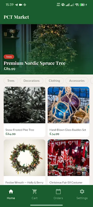 PCT Market Screenshot 1